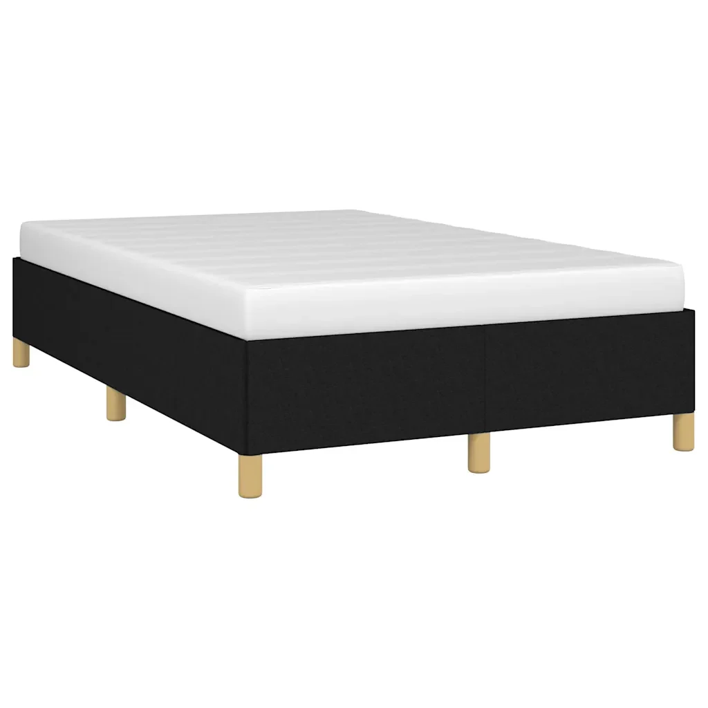 Letto matrimoniale | Letto per adulti | Giroletto senza Materasso Nero 120x200 cm Tessuto - Image 3