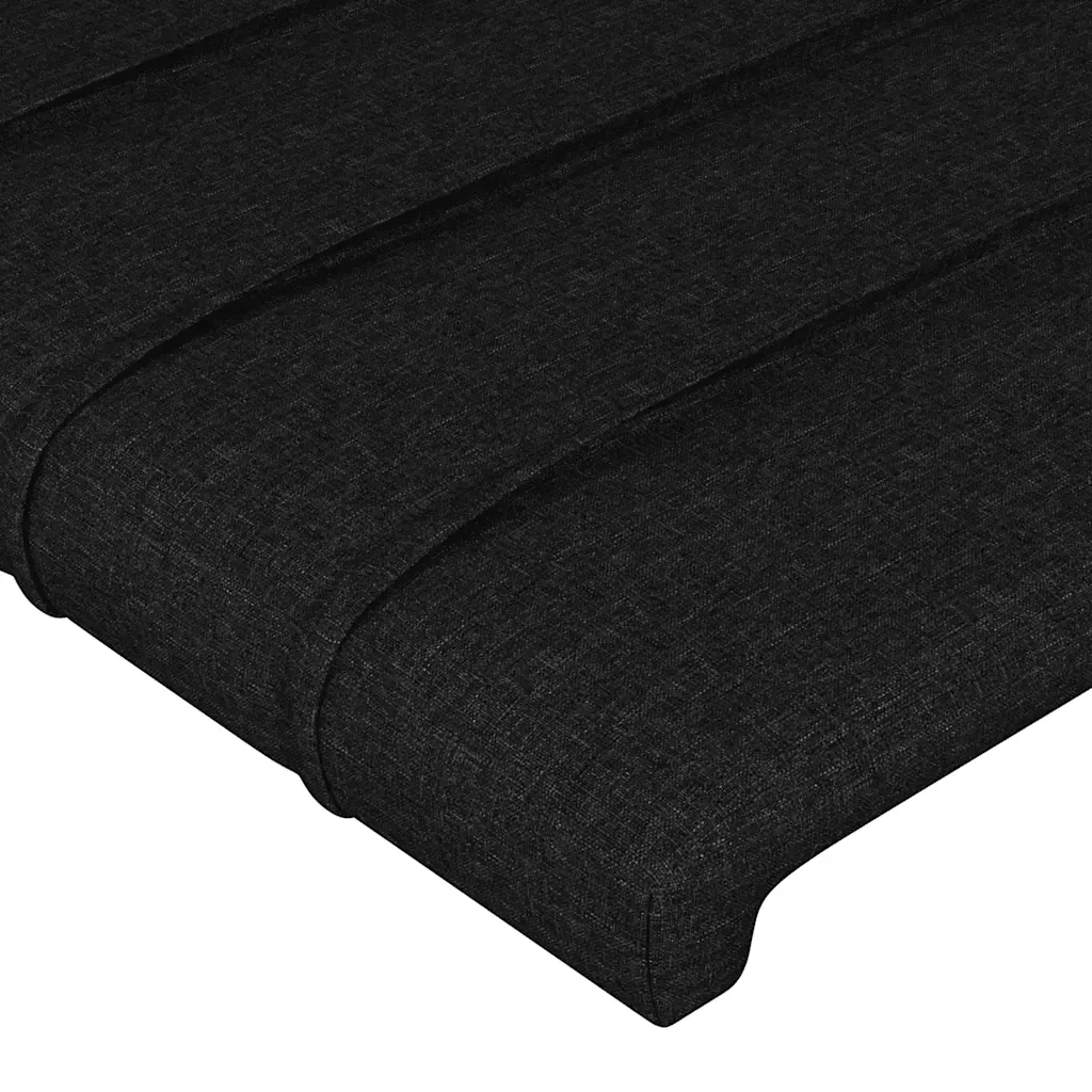 Letto matrimoniale | Letto per adulti | Giroletto senza Materasso Nero 120x200 cm Tessuto - Image 10