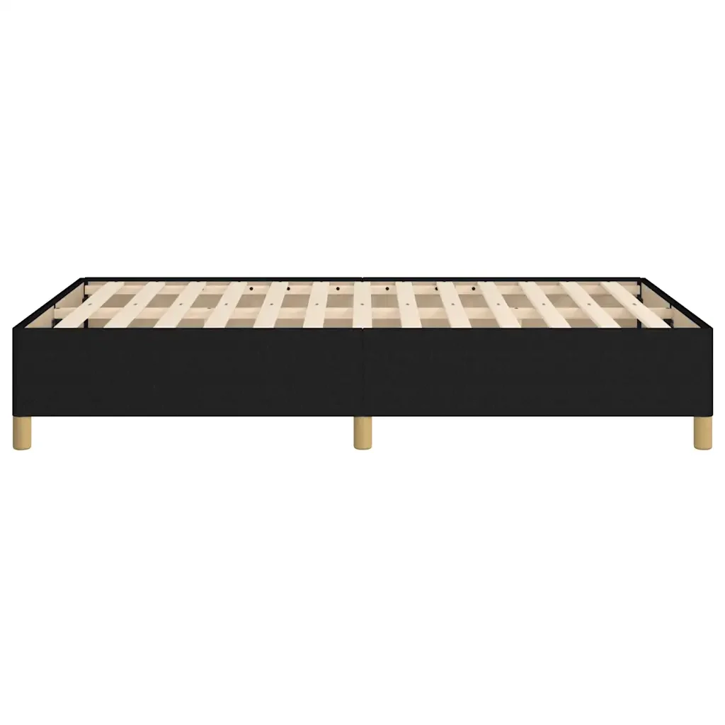 Letto matrimoniale | Letto per adulti | Giroletto senza Materasso Nero 120x200 cm Tessuto - Image 6