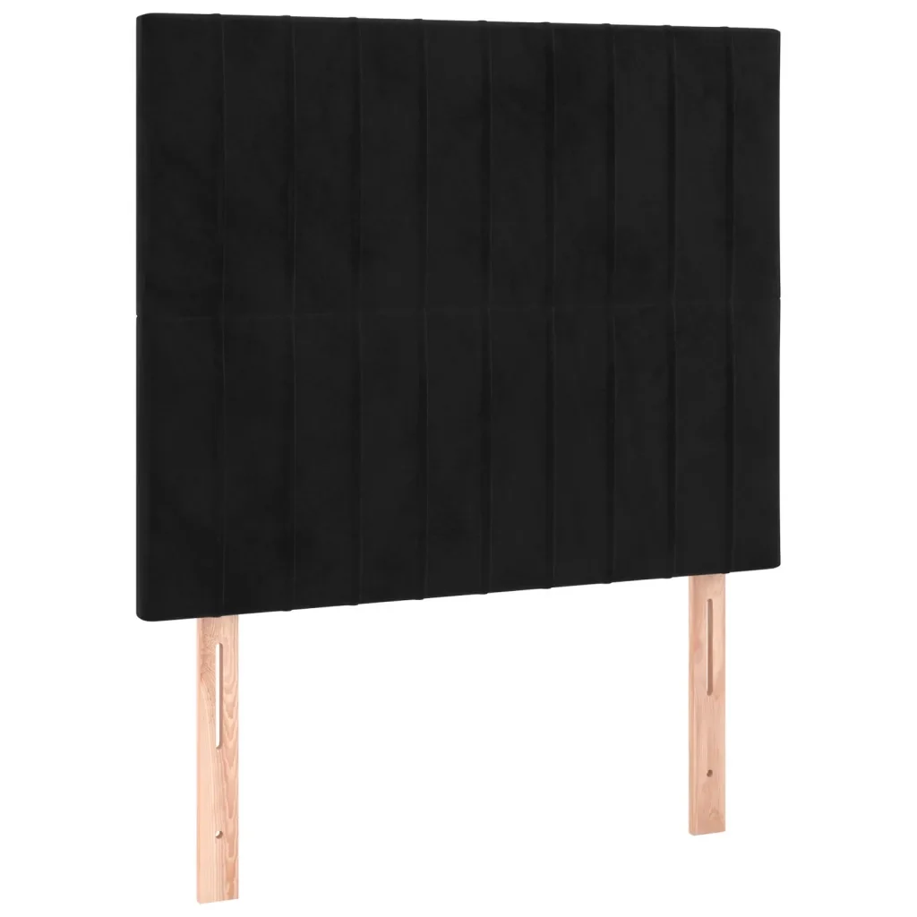Letto matrimoniale | Letto per adulti | Giroletto senza Materasso Nero 120x200 cm Velluto - Image 8