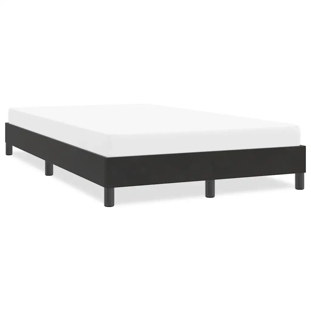 Letto matrimoniale | Letto per adulti | Giroletto senza Materasso Nero 120x210 cm Velluto - Image 2