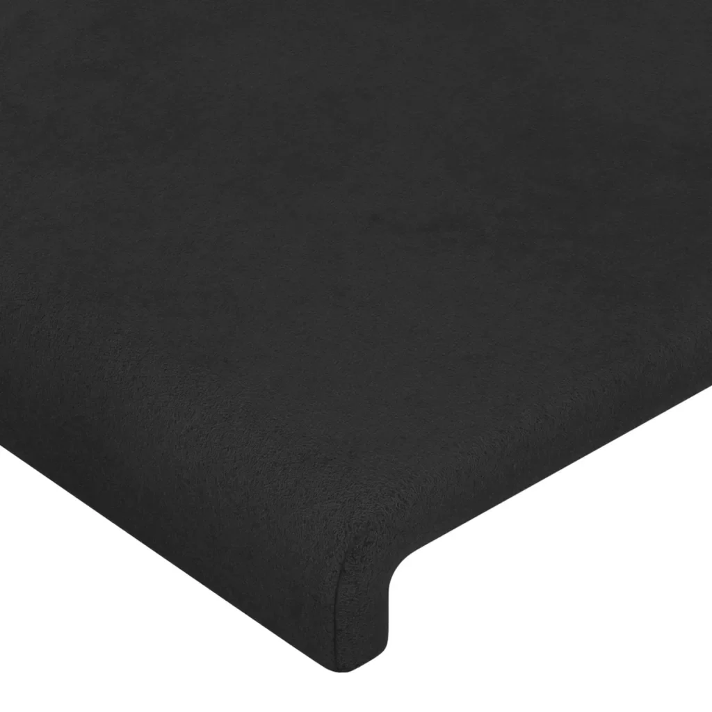 Letto matrimoniale | Letto per adulti | Giroletto senza Materasso Nero 140x200 cm in Velluto - Image 10