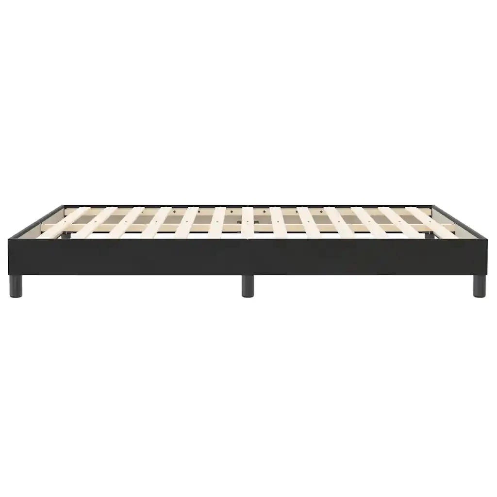 Letto matrimoniale | Letto per adulti | Giroletto senza Materasso Nero 140x210 cm Velluto - Image 6