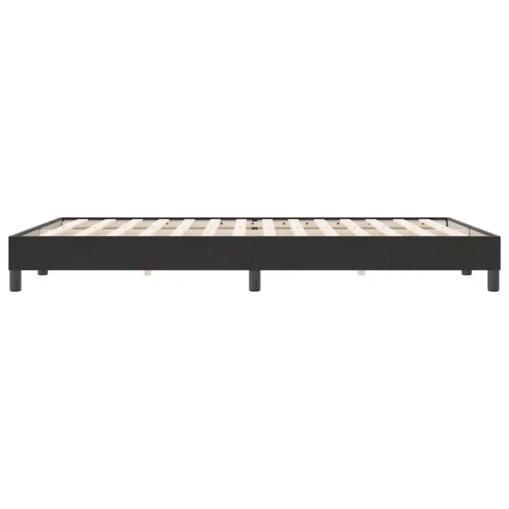 Letto matrimoniale | Letto per adulti | Giroletto senza Materasso Nero 140x220 cm in Velluto - Image 6