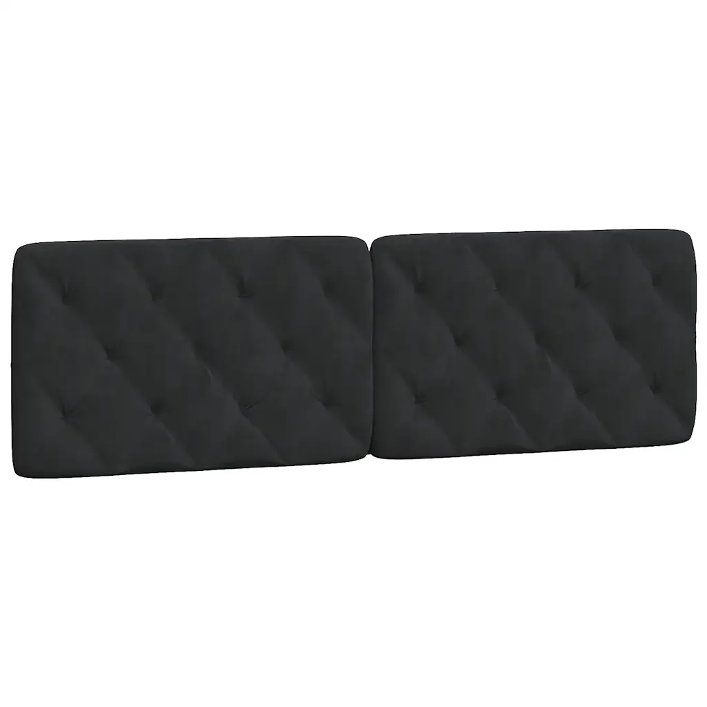Letto matrimoniale | Letto per adulti | Giroletto senza Materasso Nero 160x200 cm in Velluto - Image 8