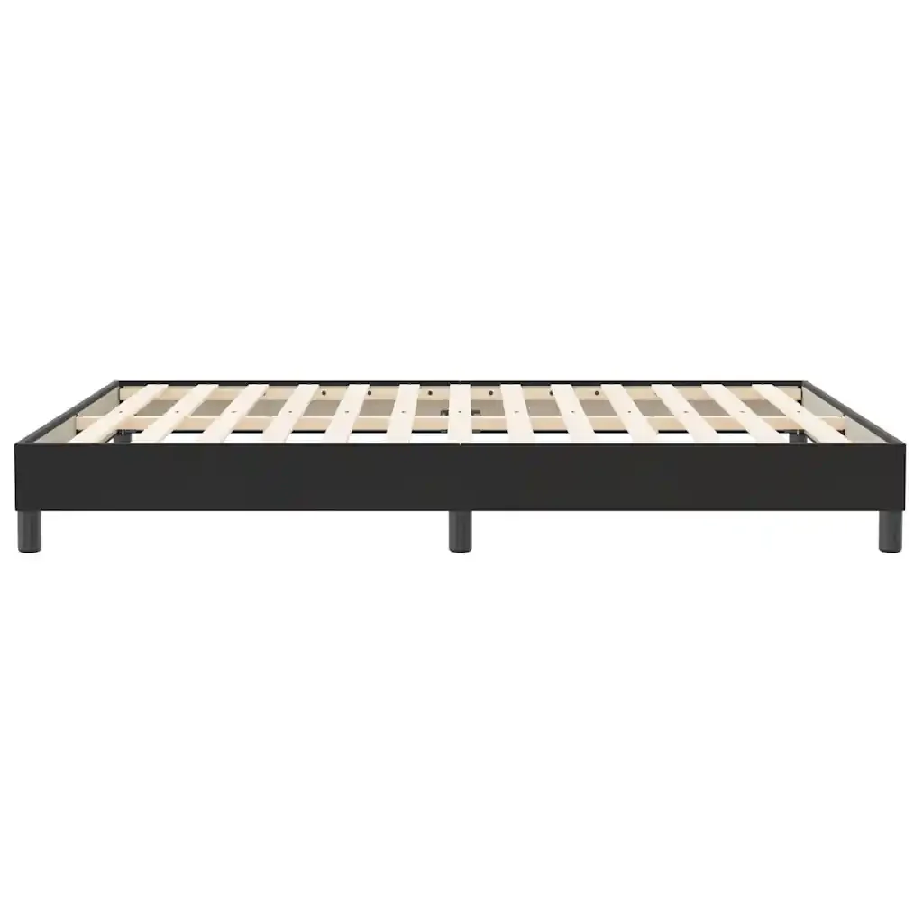 Letto matrimoniale | Letto per adulti | Giroletto senza Materasso Nero 160x210 cm in Velluto - Image 6
