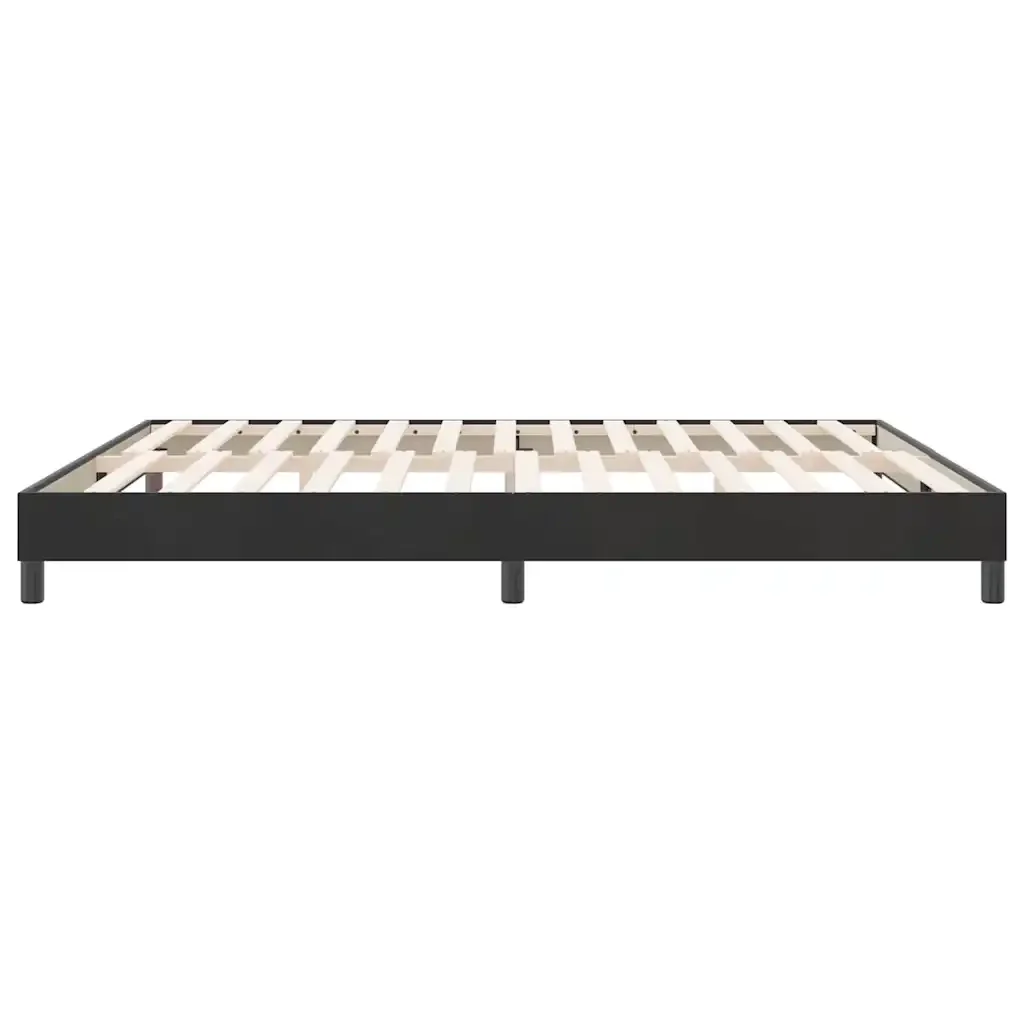 Letto matrimoniale | Letto per adulti | Giroletto senza Materasso Nero 180x210 cm in Velluto - Image 6