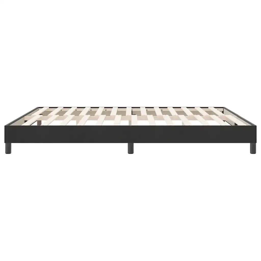Letto matrimoniale | Letto per adulti | Giroletto senza Materasso Nero 180x220 cm in Velluto - Image 6