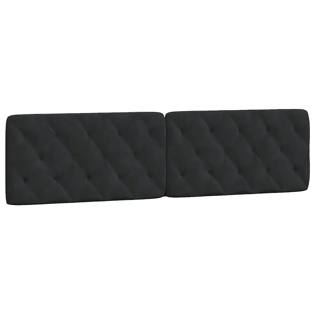 Letto matrimoniale | Letto per adulti | Giroletto senza Materasso Nero 200x200 cm in Velluto - Image 8