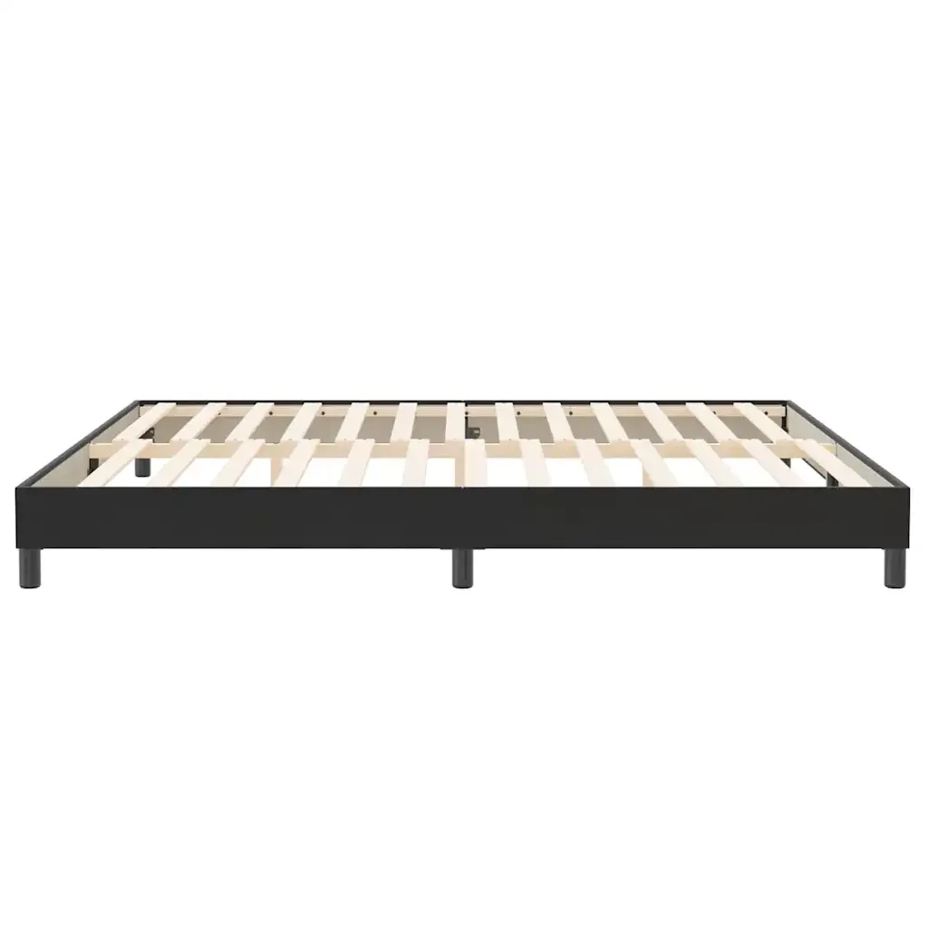 Letto matrimoniale | Letto per adulti | Giroletto senza Materasso Nero 200x220 cm in Velluto - Image 6