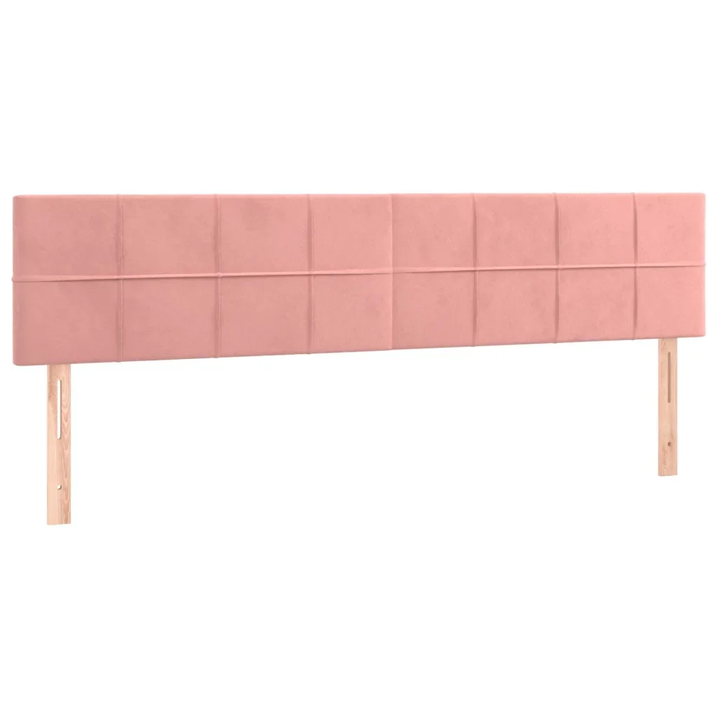 Letto matrimoniale | Letto per adulti | Giroletto senza Materasso Rosa 120x190 cm Velluto - Image 8