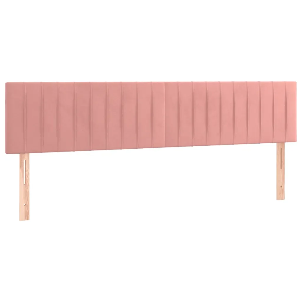Letto matrimoniale | Letto per adulti | Giroletto senza Materasso Rosa 120x190 cm Velluto - Image 8