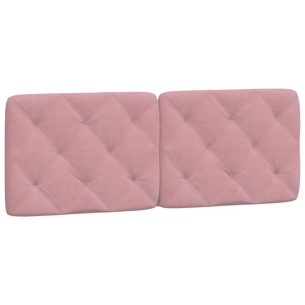 Letto matrimoniale | Letto per adulti | Giroletto senza Materasso Rosa 140x200 cm in Velluto - Image 8
