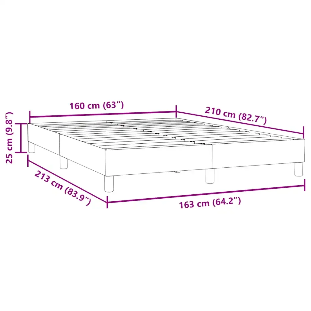 Letto matrimoniale | Letto per adulti | Giroletto senza Materasso Rosa 160x210 cm Velluto - Image 10