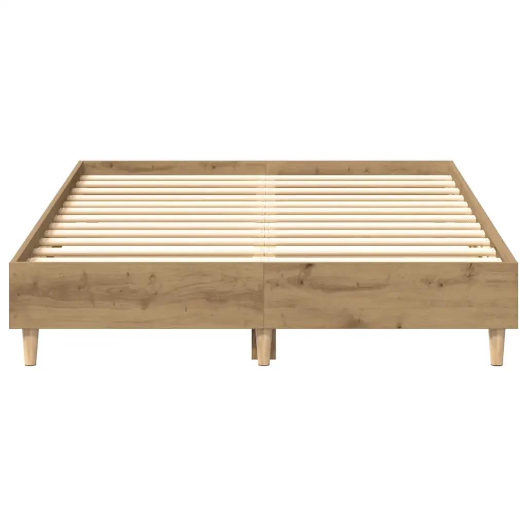 Letto matrimoniale | Letto per adulti | Giroletto senza Materasso Rovere Artigianale 120x190 cm - Image 5