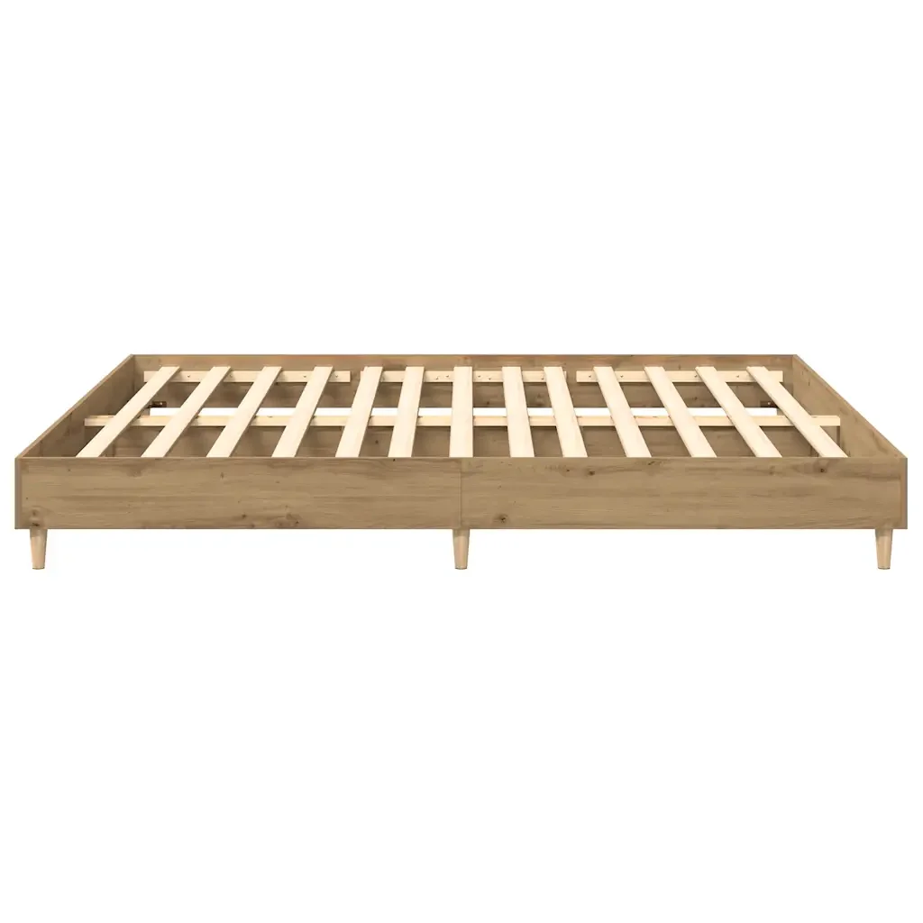 Letto matrimoniale | Letto per adulti | Giroletto senza Materasso Rovere Artigianale 180x200 cm - Image 6