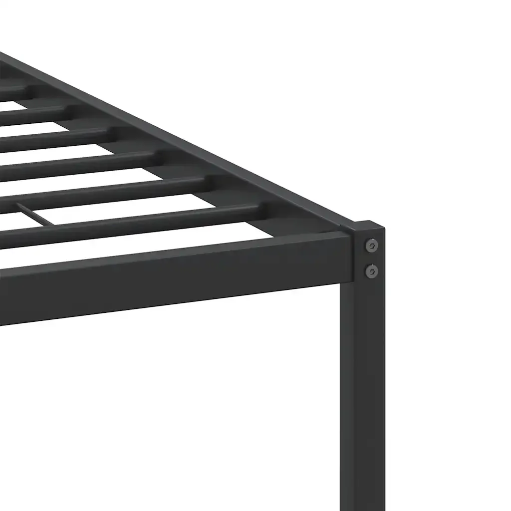 Letto matrimoniale | Letto per adulti | Giroletto senza Materasso Rovere Fumo 120x200 cm in Truciolato - Image 10
