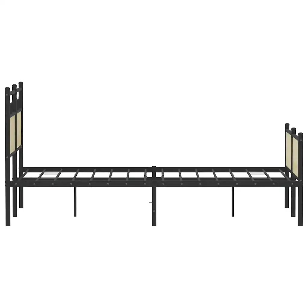 Letto matrimoniale | Letto per adulti | Giroletto senza Materasso Rovere Sonoma 120x190cm in Truciolato - Image 7