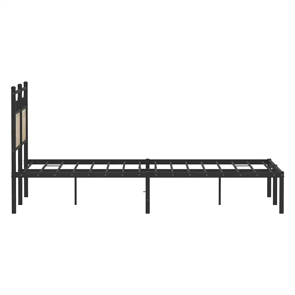 Letto matrimoniale | Letto per adulti | Giroletto senza Materasso Rovere Sonoma 120x200cm in Truciolato - Image 7