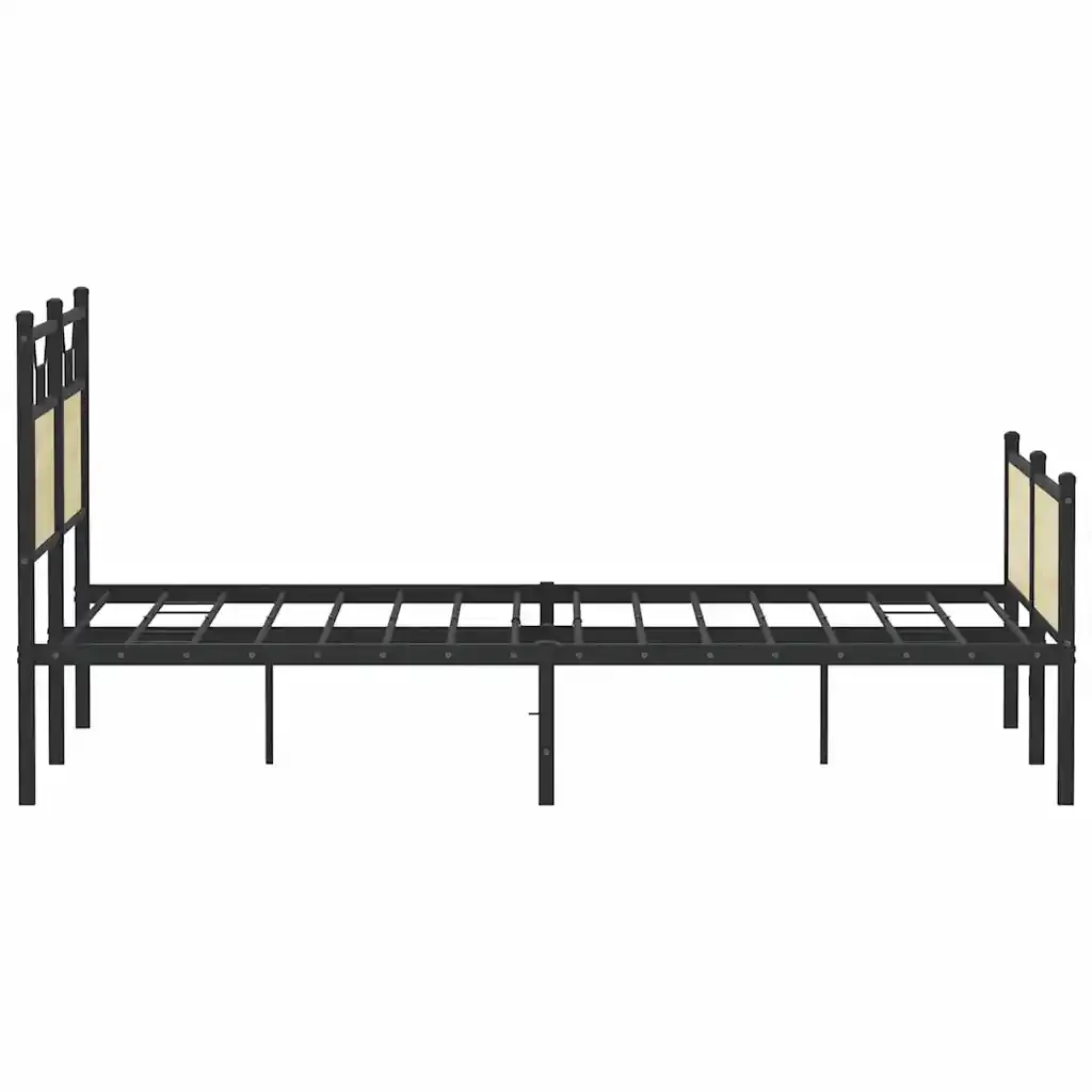 Letto matrimoniale | Letto per adulti | Giroletto senza Materasso Rovere Sonoma 137x190cm in Truciolato - Image 7