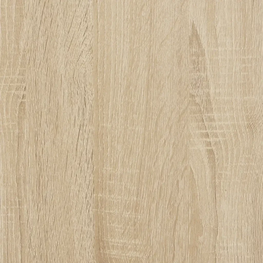 Letto matrimoniale | Letto per adulti | Giroletto senza Materasso Rovere Sonoma 200x200cm in Truciolato - Image 9