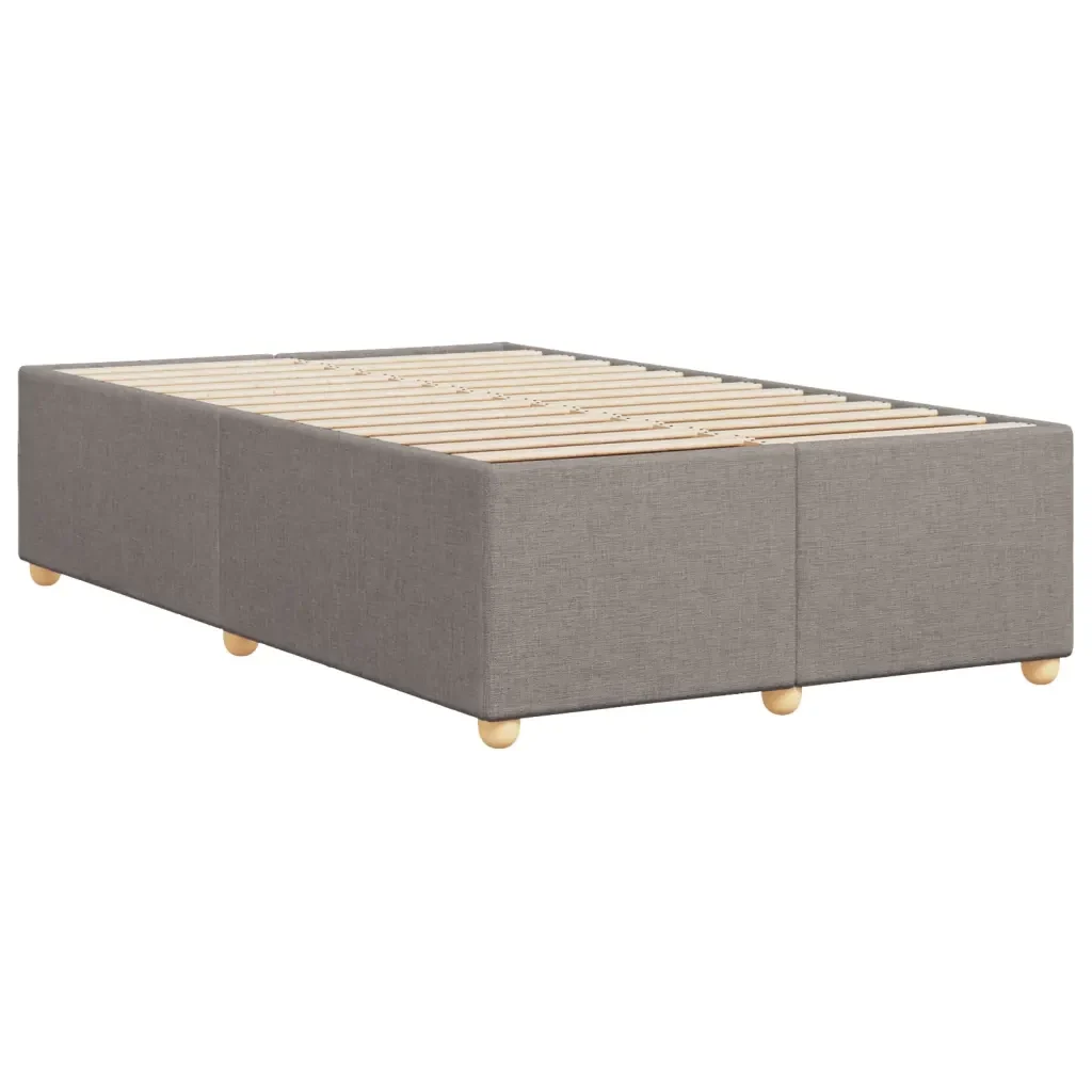 Letto matrimoniale | Letto per adulti | Giroletto senza Materasso Tortora 120x190 cm Tessuto - Image 6