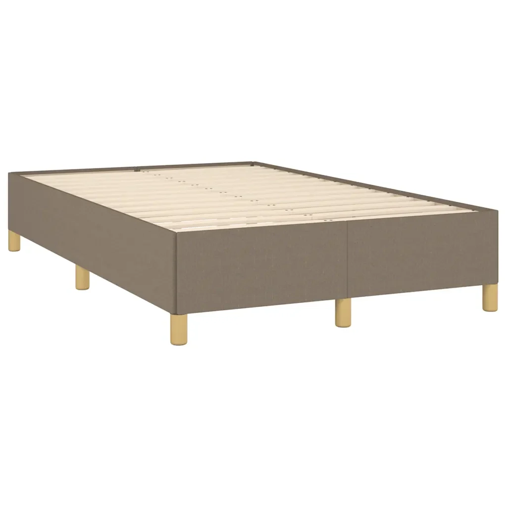 Letto matrimoniale | Letto per adulti | Giroletto senza Materasso Tortora 120x190 cm Tessuto - Image 3