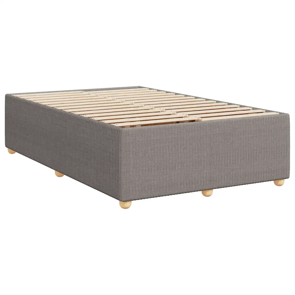 Letto matrimoniale | Letto per adulti | Giroletto senza Materasso Tortora 120x190 cm Tessuto - Image 3