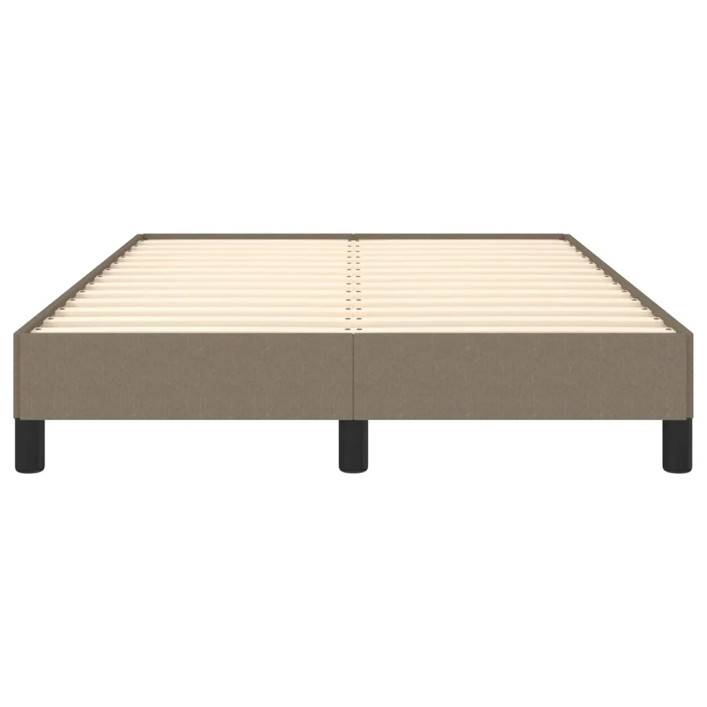 Letto matrimoniale | Letto per adulti | Giroletto senza Materasso Tortora 120x190 cm Tessuto - Image 5