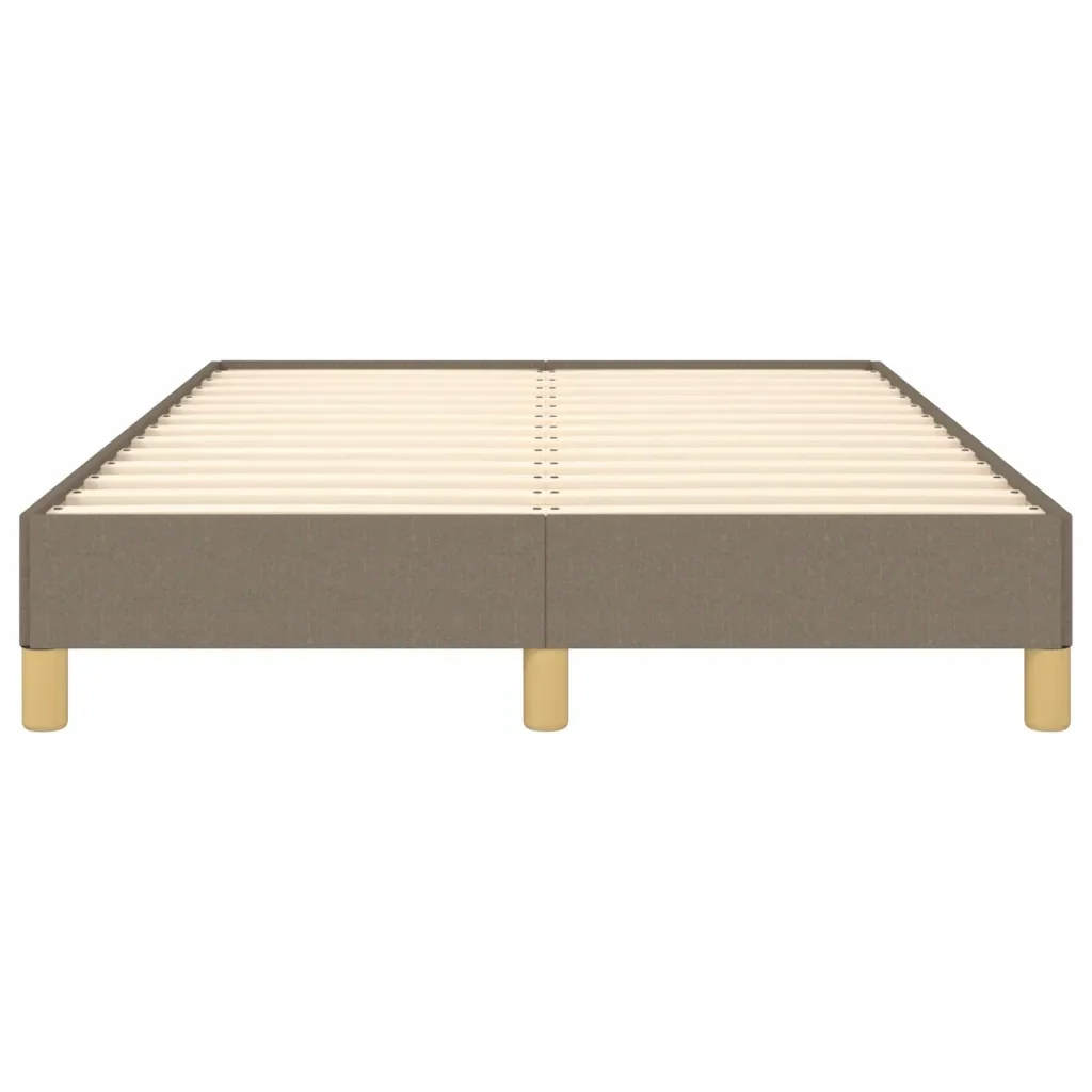 Letto matrimoniale | Letto per adulti | Giroletto senza Materasso Tortora 120x190 cm Tessuto - Image 5