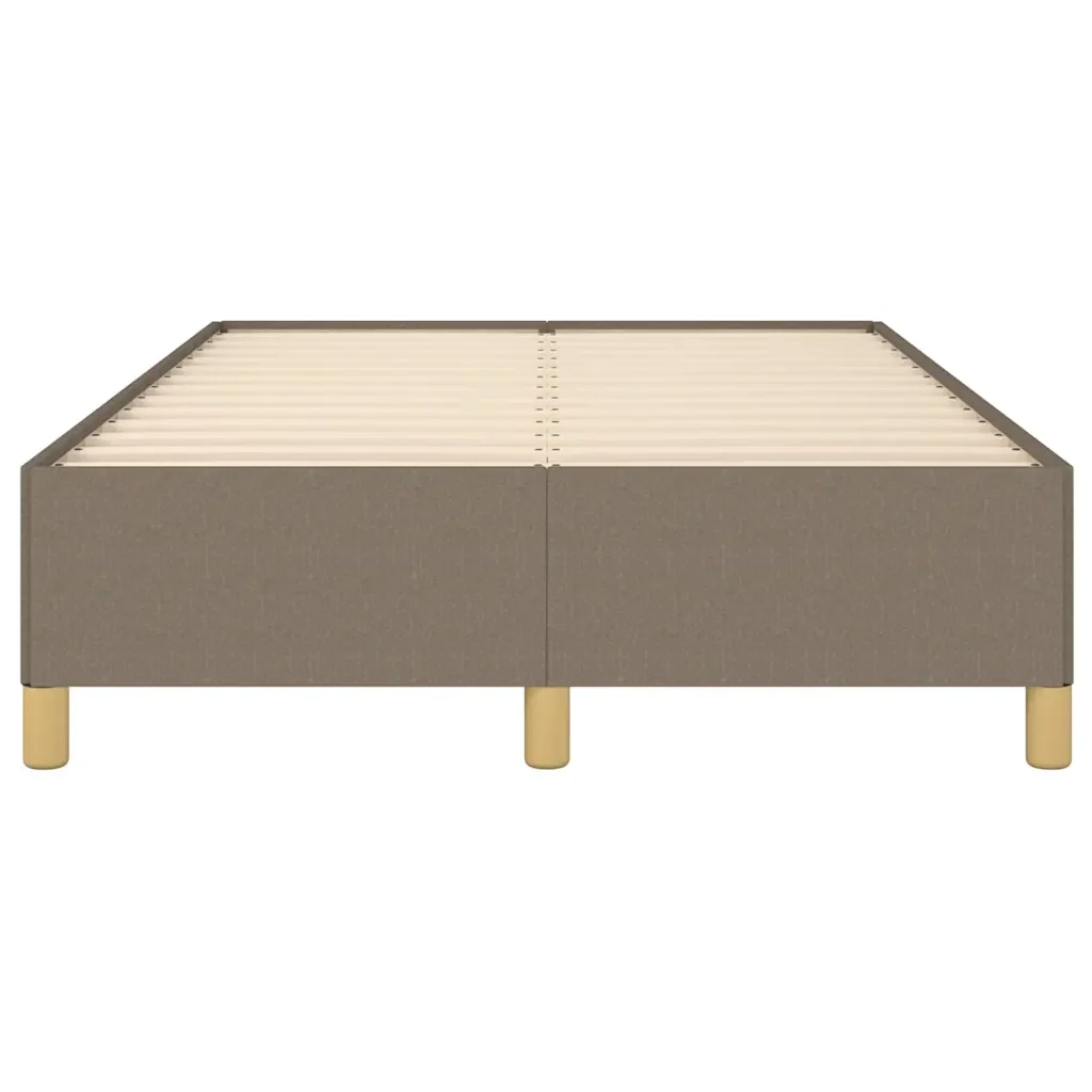 Letto matrimoniale | Letto per adulti | Giroletto senza Materasso Tortora 120x190 cm Tessuto - Image 5