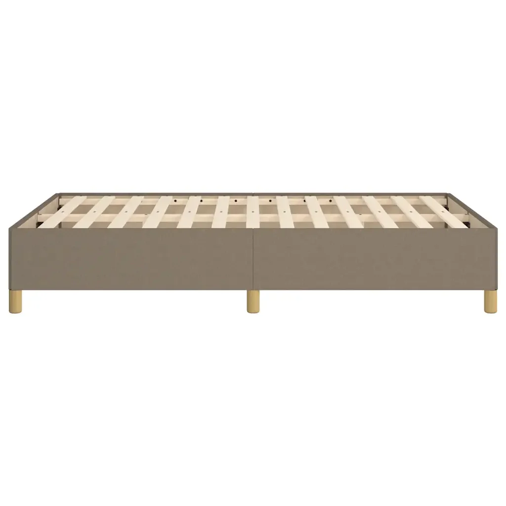 Letto matrimoniale | Letto per adulti | Giroletto senza Materasso Tortora 120x190 cm Tessuto - Image 6