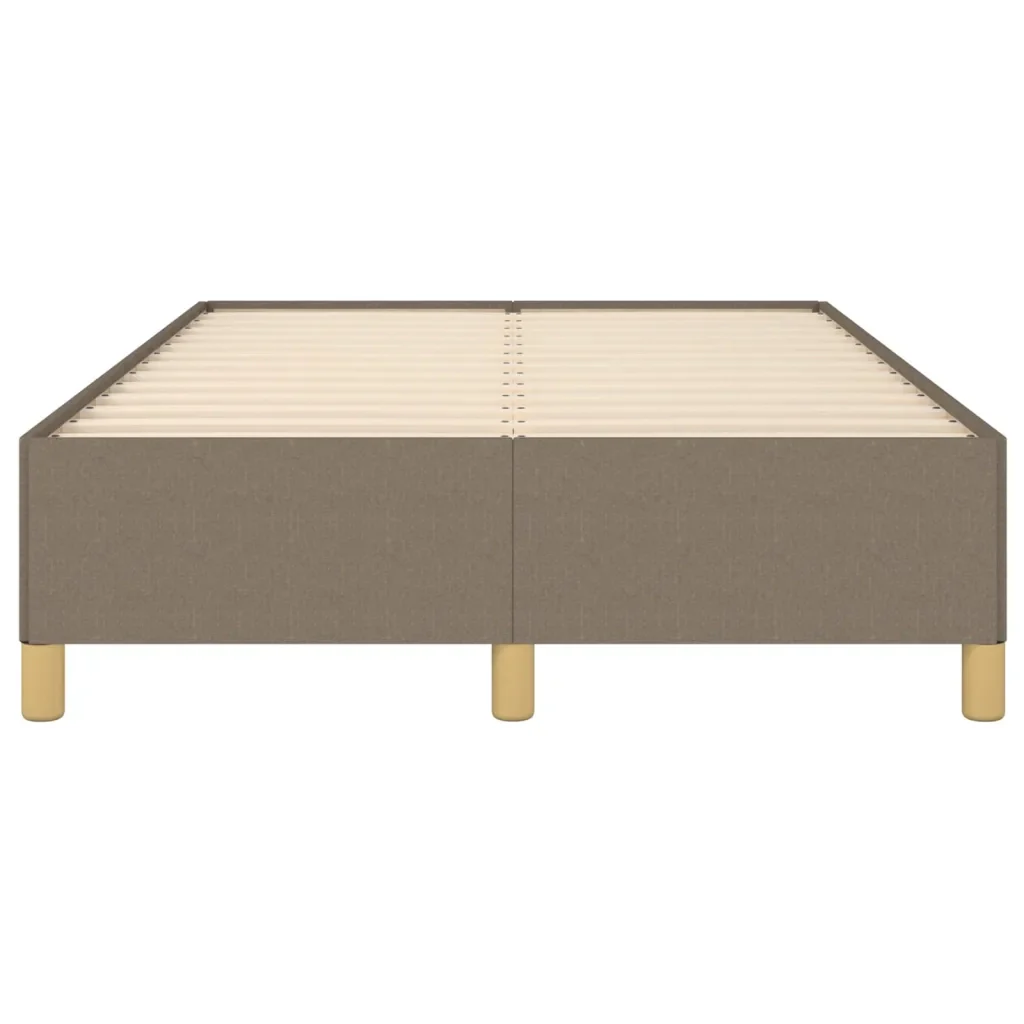 Letto matrimoniale | Letto per adulti | Giroletto senza Materasso Tortora 120x200 cm Tessuto - Image 5
