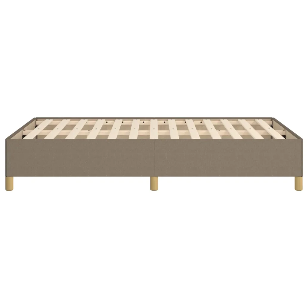 Letto matrimoniale | Letto per adulti | Giroletto senza Materasso Tortora 120x200 cm Tessuto - Image 6