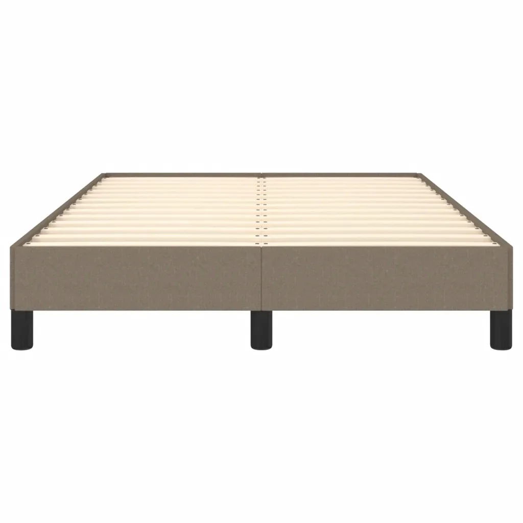 Letto matrimoniale | Letto per adulti | Giroletto senza Materasso Tortora 120x200 cm Tessuto - Image 5