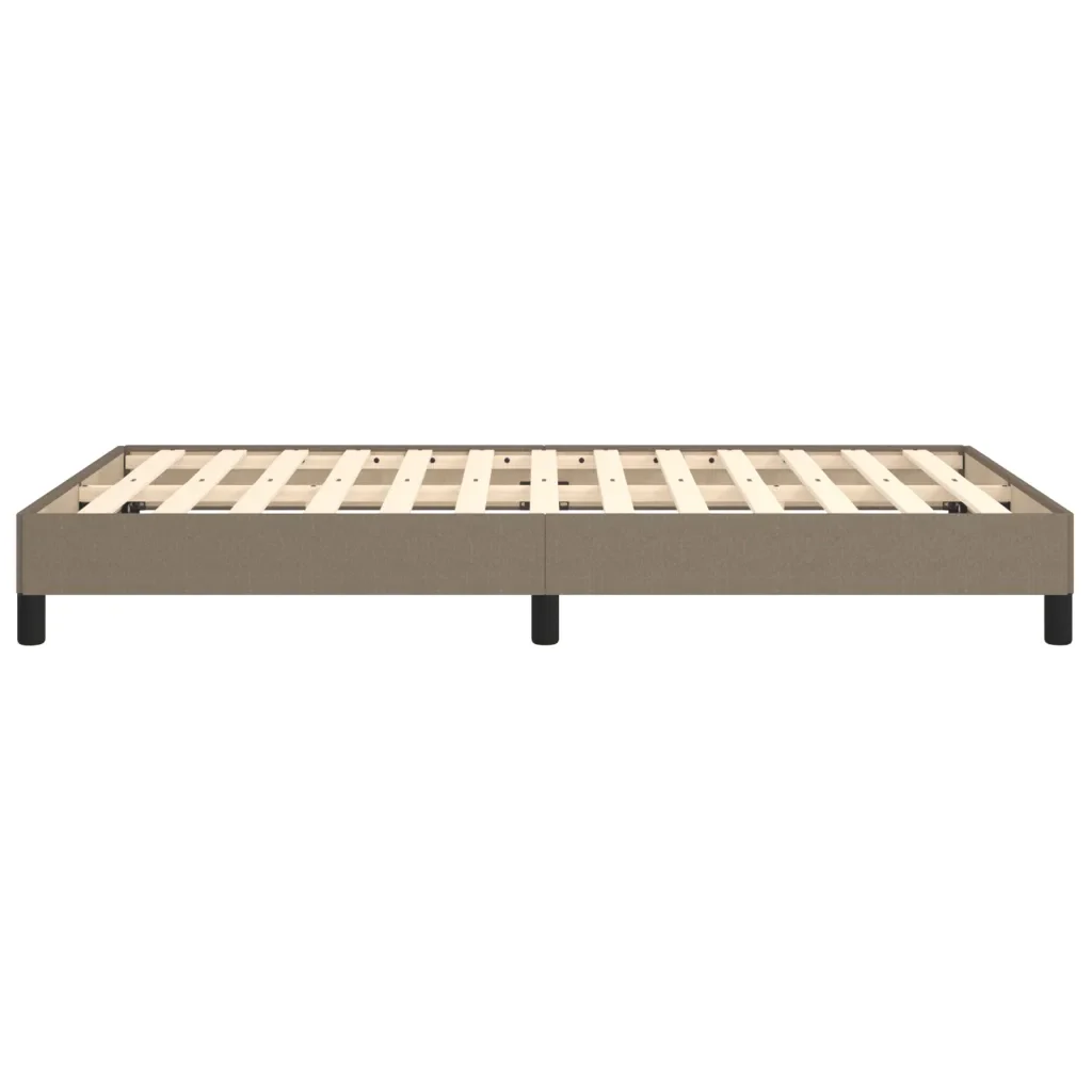 Letto matrimoniale | Letto per adulti | Giroletto senza Materasso Tortora 120x200 cm Tessuto - Image 6