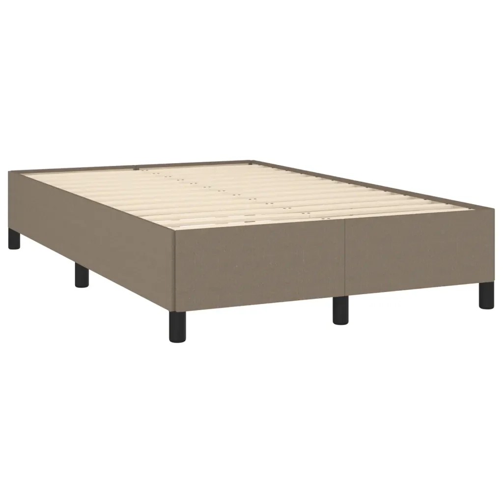 Letto matrimoniale | Letto per adulti | Giroletto senza Materasso Tortora 120x200 cm Tessuto - Image 3