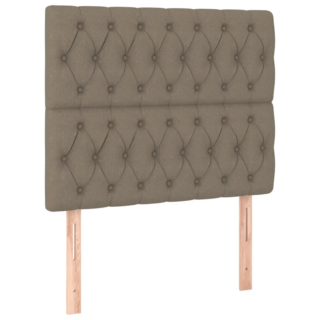 Letto matrimoniale | Letto per adulti | Giroletto senza Materasso Tortora 120x200 cm Tessuto - Image 9