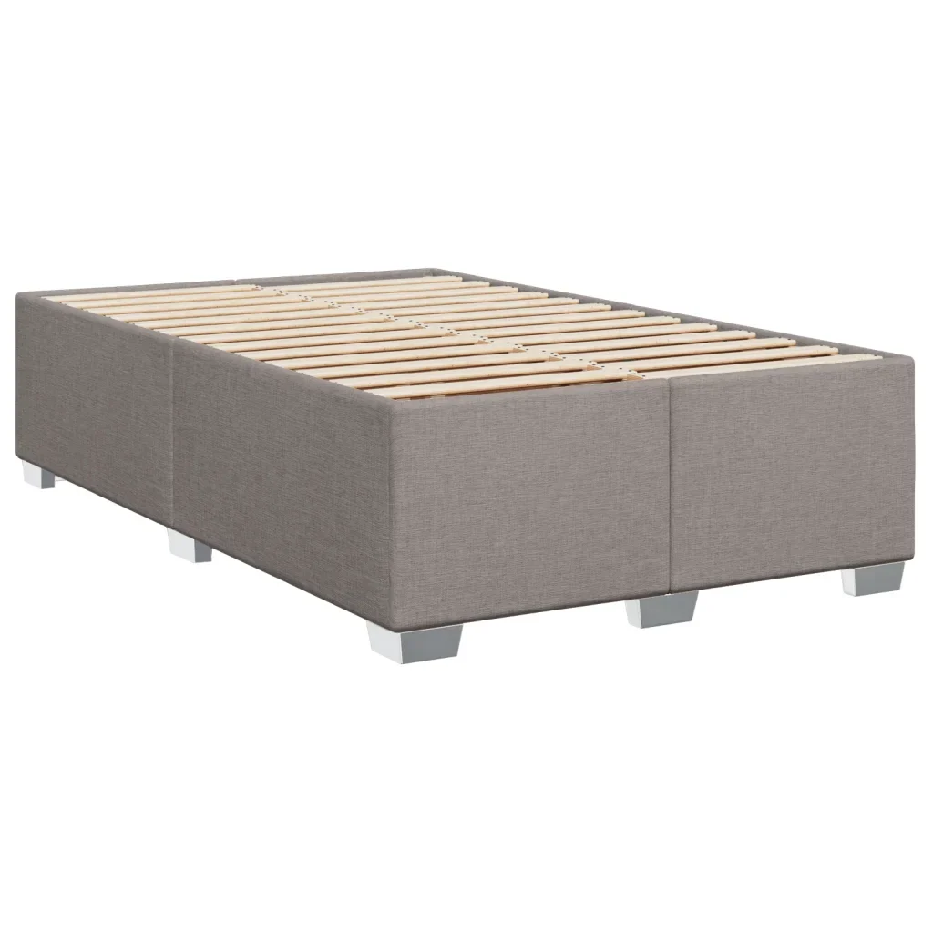 Letto matrimoniale | Letto per adulti | Giroletto senza Materasso Tortora 120x200 cm Tessuto - Image 4
