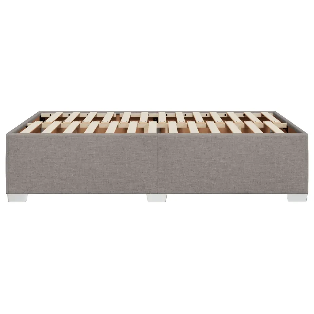 Letto matrimoniale | Letto per adulti | Giroletto senza Materasso Tortora 120x200 cm Tessuto - Image 5