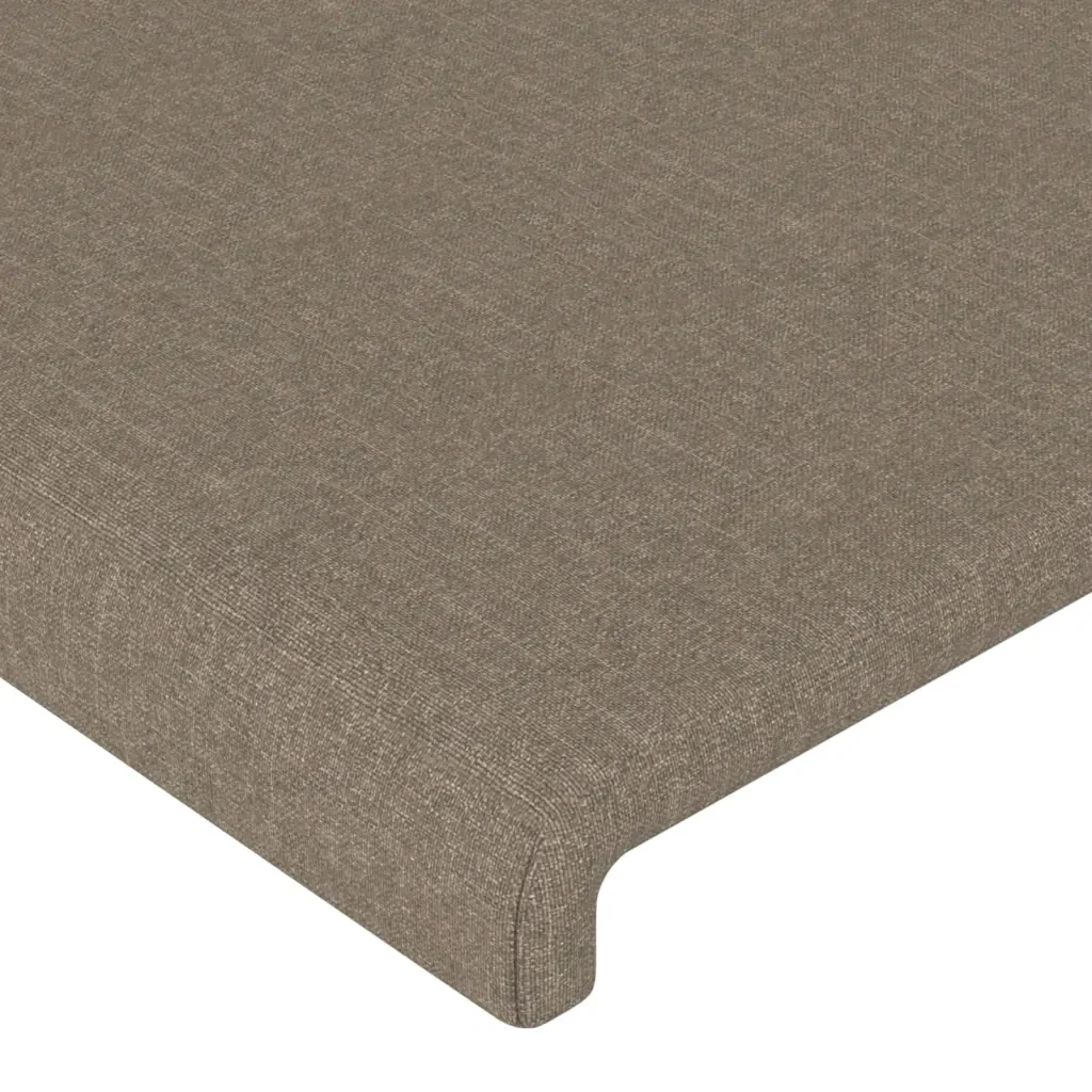 Letto matrimoniale | Letto per adulti | Giroletto senza Materasso Tortora 140x190 cm in Tessuto - Image 10