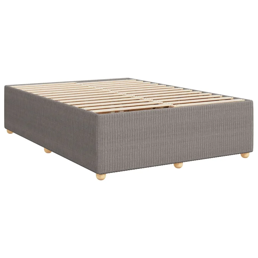 Letto matrimoniale | Letto per adulti | Giroletto senza Materasso Tortora 140x200 cm in Tessuto - Image 4