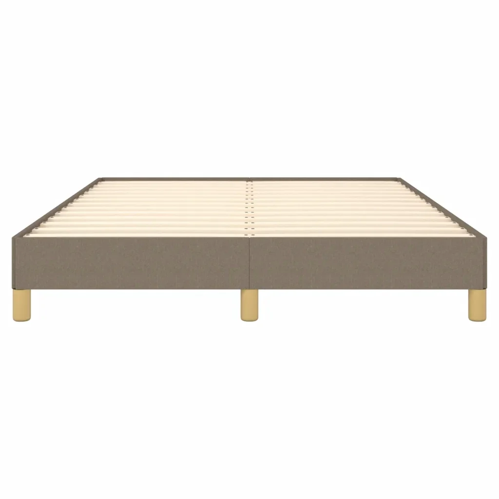 Letto matrimoniale | Letto per adulti | Giroletto senza Materasso Tortora 140x200 cm in Tessuto - Image 5