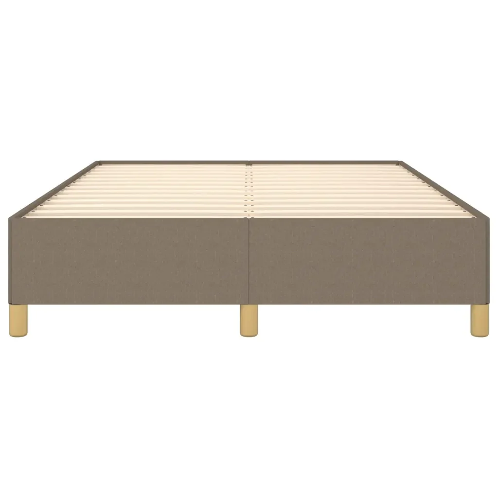 Letto matrimoniale | Letto per adulti | Giroletto senza Materasso Tortora 140x200 cm in Tessuto - Image 5
