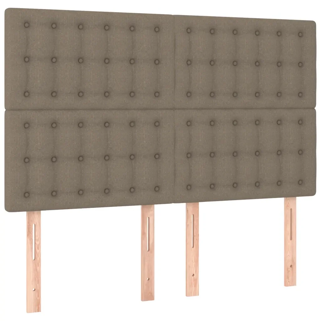 Letto matrimoniale | Letto per adulti | Giroletto senza Materasso Tortora 140x200 cm in Tessuto - Image 9
