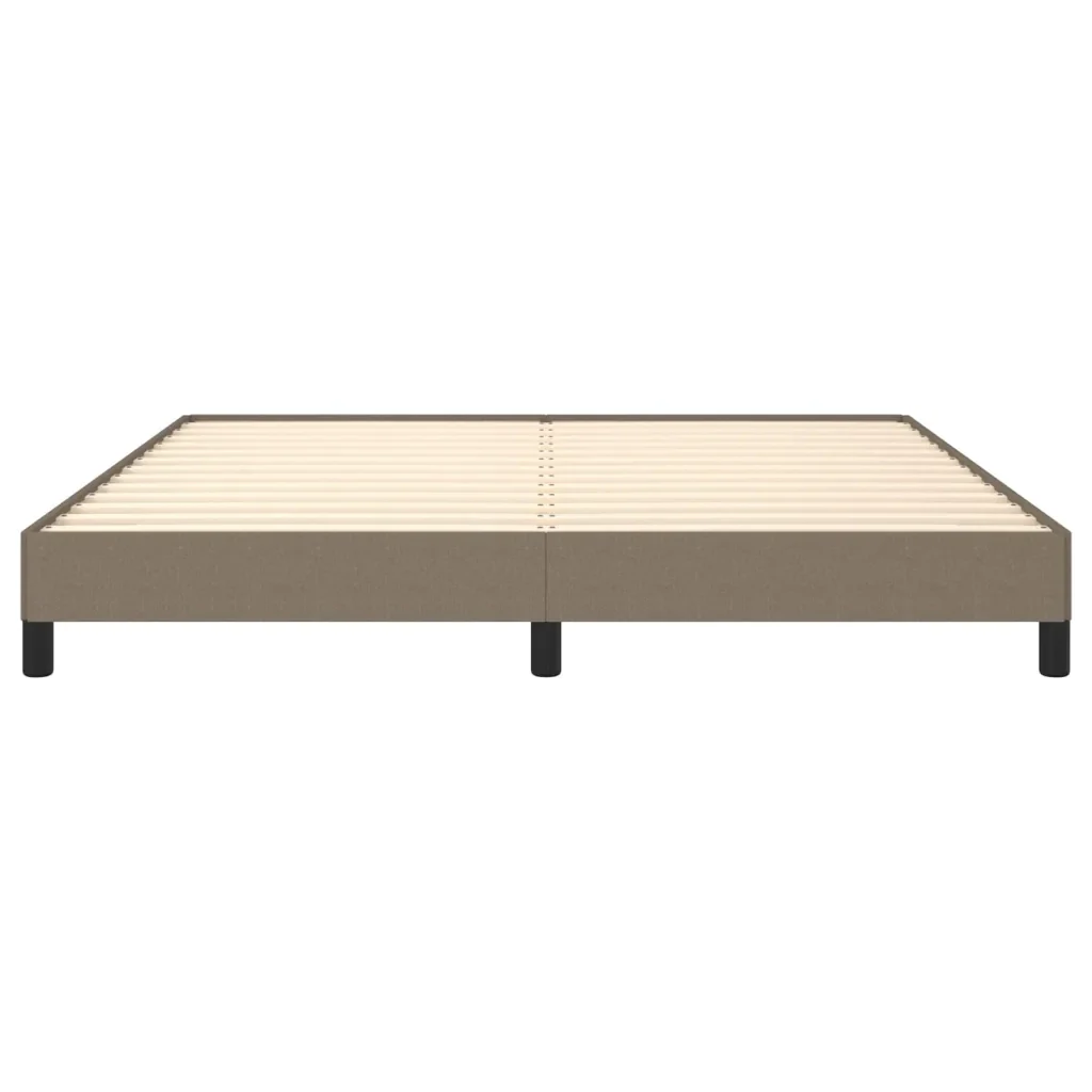 Letto matrimoniale | Letto per adulti | Giroletto senza Materasso Tortora 160x200 cm in Tessuto - Image 5