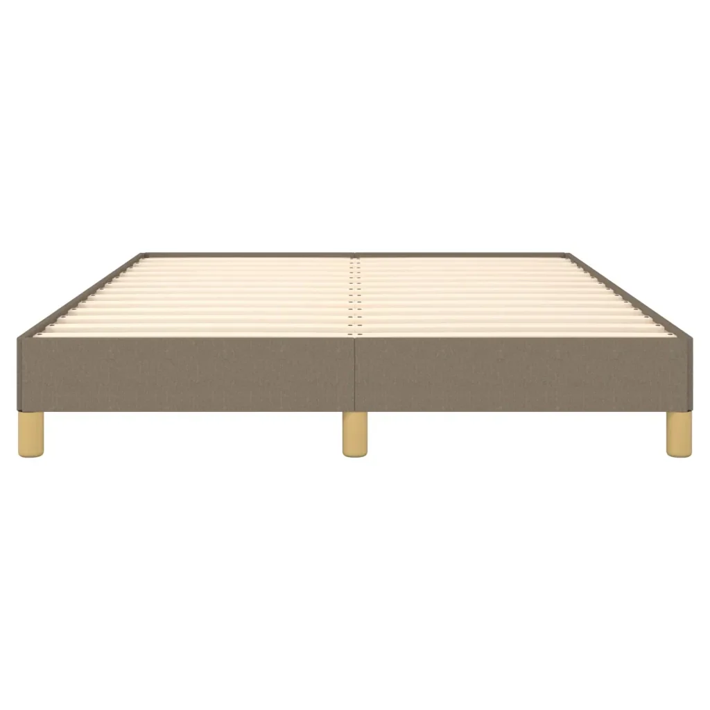 Letto matrimoniale | Letto per adulti | Giroletto senza Materasso Tortora 160x200 cm in Tessuto - Image 5