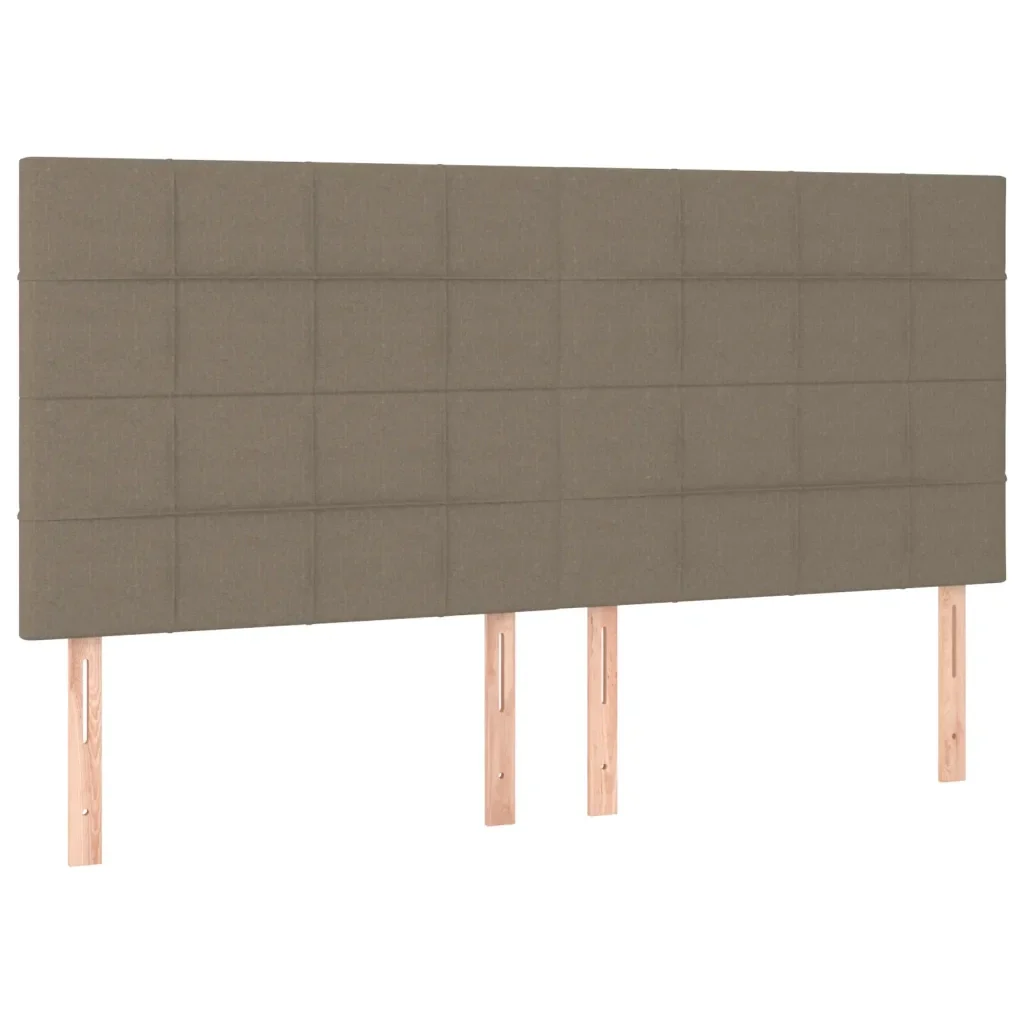 Letto matrimoniale | Letto per adulti | Giroletto senza Materasso Tortora 160x200 cm in Tessuto - Image 9