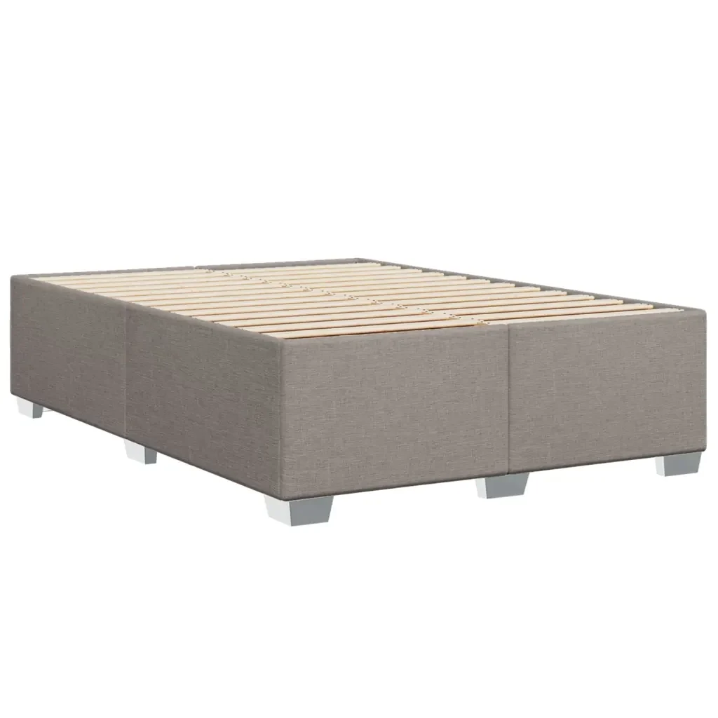 Letto matrimoniale | Letto per adulti | Giroletto senza Materasso Tortora 160x200 cm in Tessuto - Image 6