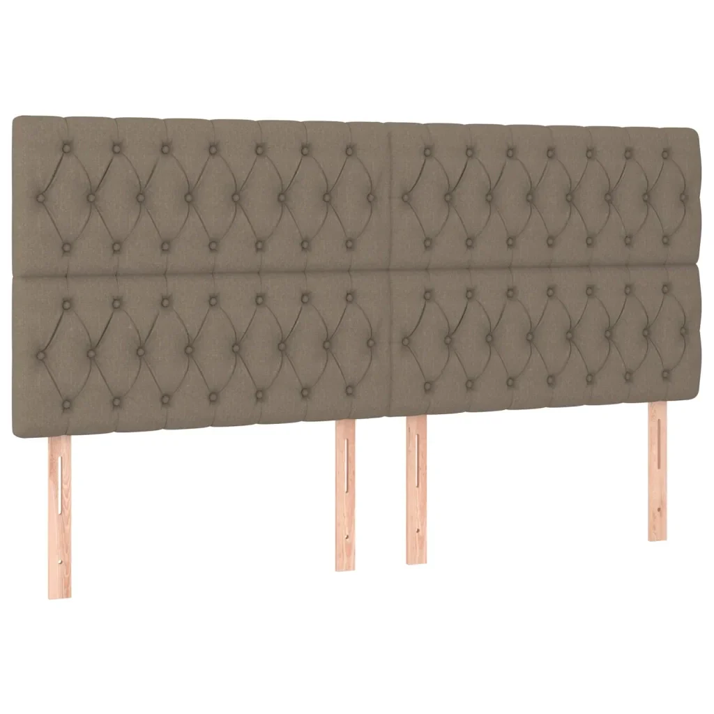 Letto matrimoniale | Letto per adulti | Giroletto senza Materasso Tortora 180x200 cm in Tessuto - Image 9